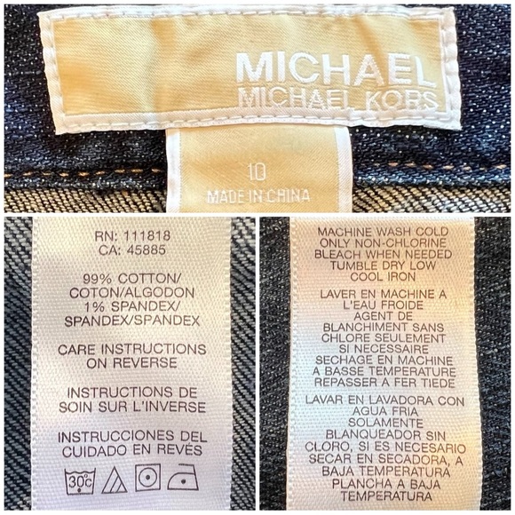 Michael Kors Jeans Mid Rise Boot Cut Medium Blue Wash Women’s Denim 10 - Picture 6 of 16